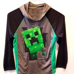 Minecraft Boy's Hooded Sweatshirt Pullover Size S / M‎